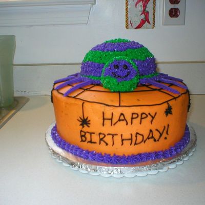 Halloween Birthday Cake