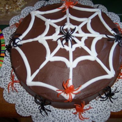 Spiderweb Cake