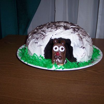 Groundhog Birthday Cake