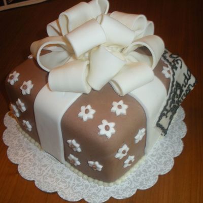 Brown And White Birthday