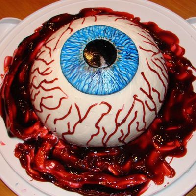 Disgusting Eyeball Cake