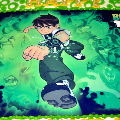 Ben-10 Edible Image Cake