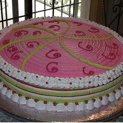 Strawberry Shortcake Theme Cake