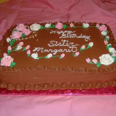 Birthday Cake For Sister Margaret