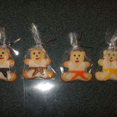 Judo Bear Cookies