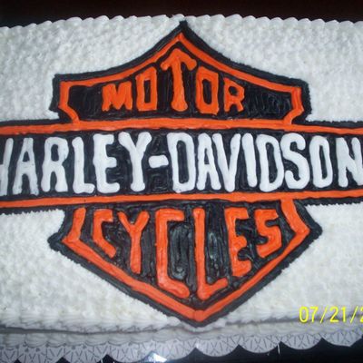 Harley Davidson Grooms Cake