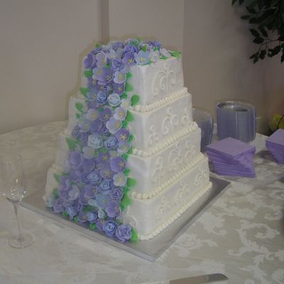Buttercream Flower Draped