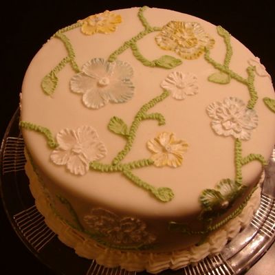 Brushed Tapestry Cake