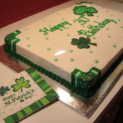 St Patrick's Day/birthday
