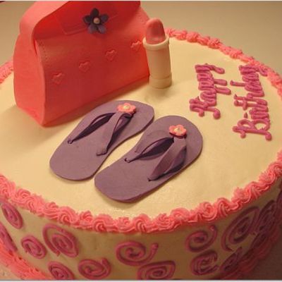 Girly Birthday Cake
