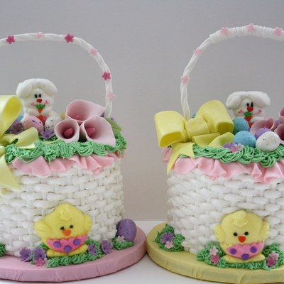 Easter Basket Cakes