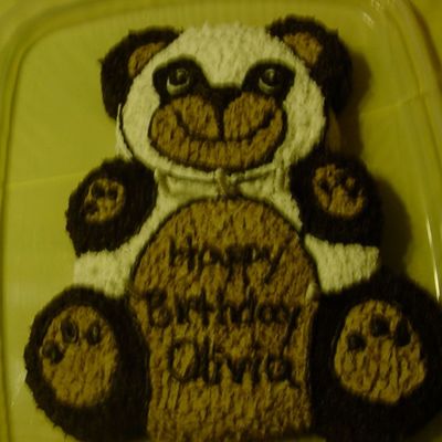 Teddy Bear Birthday Cake