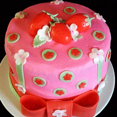 Strawberry Practice Cake