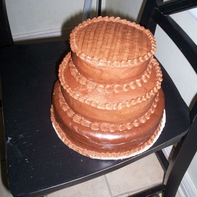 Chocolate Co-Worker Birthday Cake