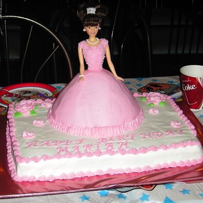 Pretty In Pink Doll Cake