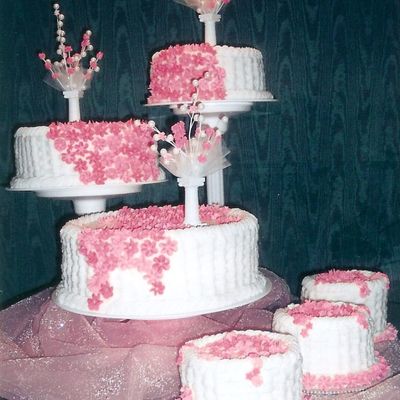 Pink Quinceanera Cake