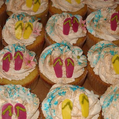 Beachy Cupcakes