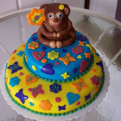 My First Fondant Cake!