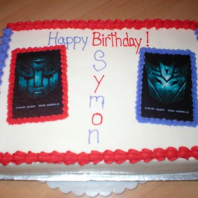 Transformer Cake