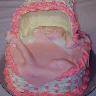 Girl Version Cradle Cake