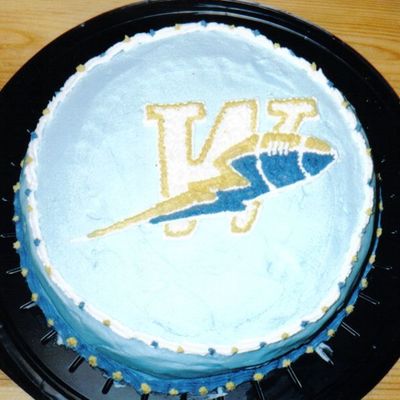 Winnipeg Blue Bomber Cake