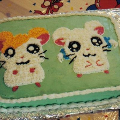 Hamtaro And Bijou Cake