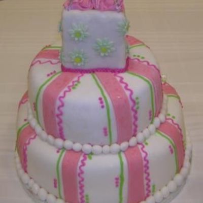 First Tiered Cake