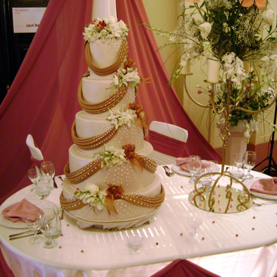 Round Wedding Cake