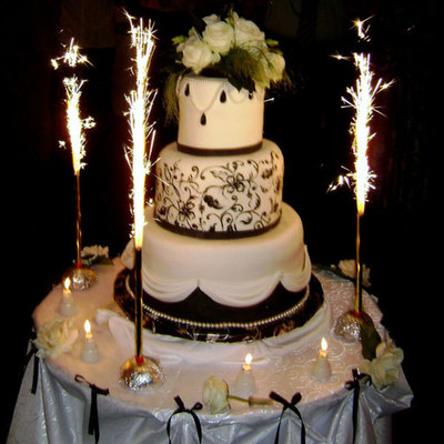 Black/white Wedding Cake