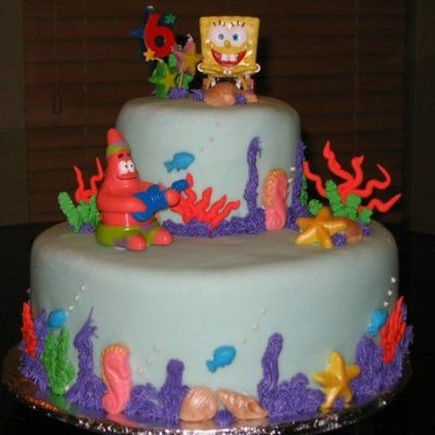 Spongebob Birthday Cake