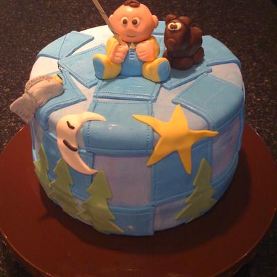 Outdoor Theme Baby Shower Cake