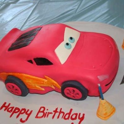 Mcqueen Cars Movie Cake