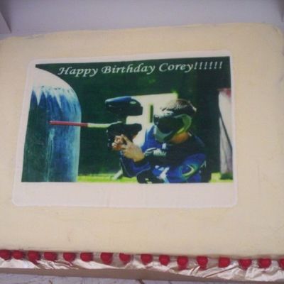My Son's Paintball Cake