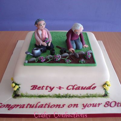 80Th Birthday Cake