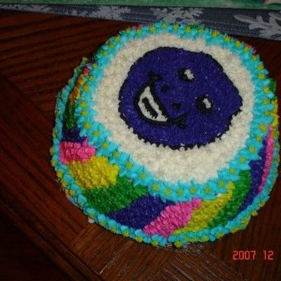 Barney Smash Cake