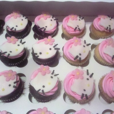 Hello Kitty Cupcakes