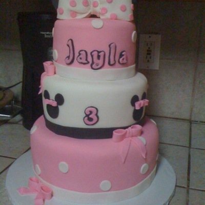Minnie Mouse Birthday Cake