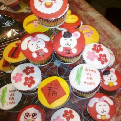 Chinese New Year Cupcakes