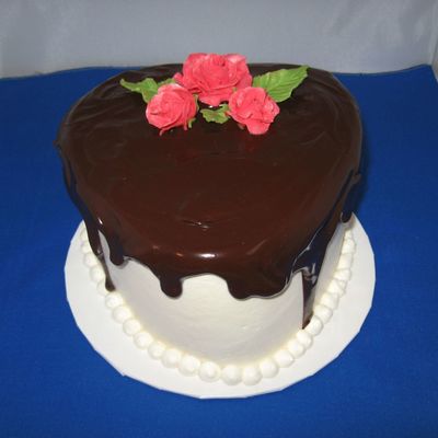 Heart Shaped Birthday Cake