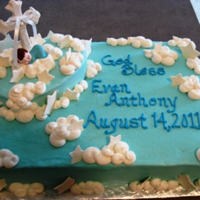 Evan's Baptismal Cake