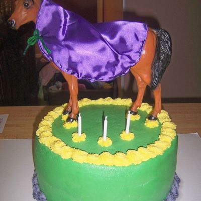 Mardi Gras Cake