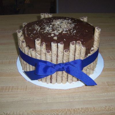 Chocolate Hazelnut Pirouette Cake