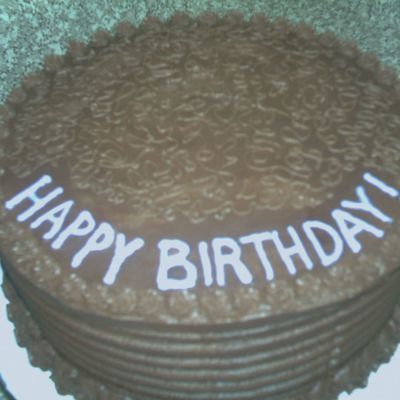 Chocolate Birthday Cake