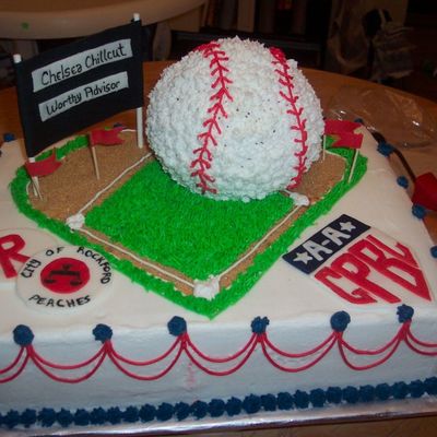 League Of Their Own Baseball Cake