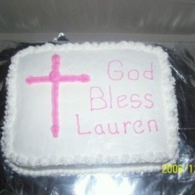 Baptism Cake