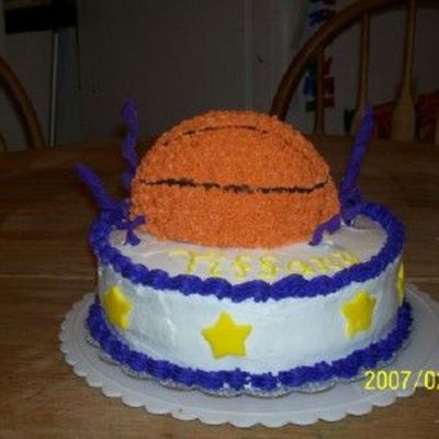 Basketball Birthday Cake