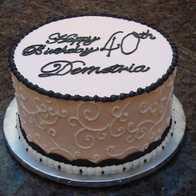 40Th Birthday Cake