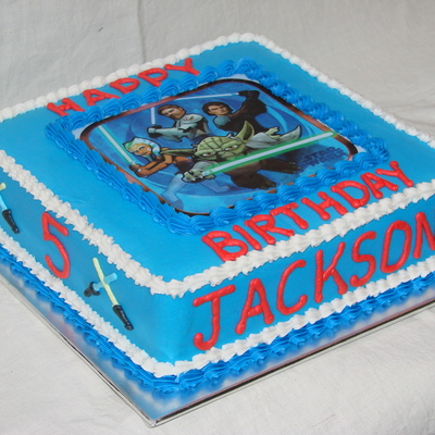 Star Wars Clone Wars Birthday Cake