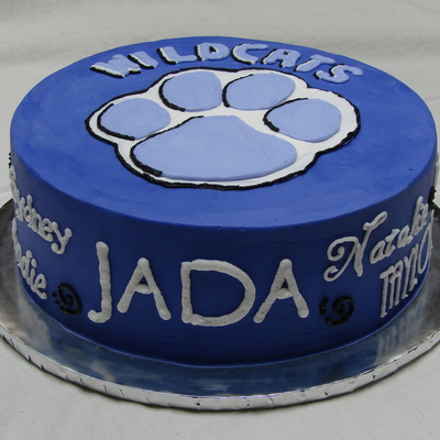 Wildcat Birthday Cake