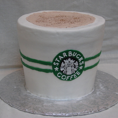 Starbucks Coffee Cup Cake